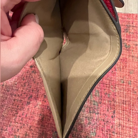 Coach Pepper Wallet in Red Colorblock - Picture 8 of 8